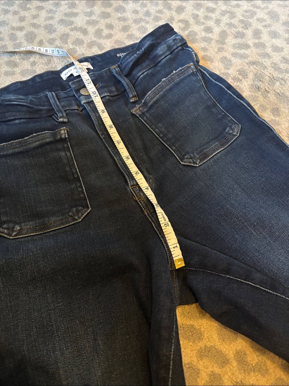 Good American Soft-Tech Good Waist
High-Rise Palazzo Jeans - Picture 11 of 15
